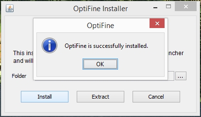 Installer Optifine