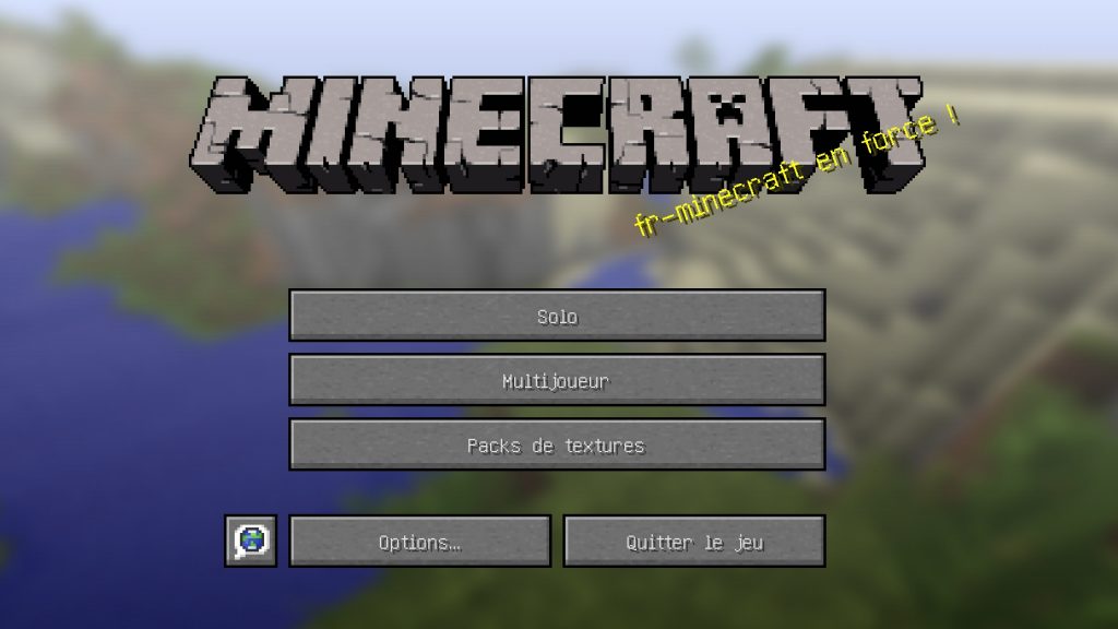 Minecraft Accueil